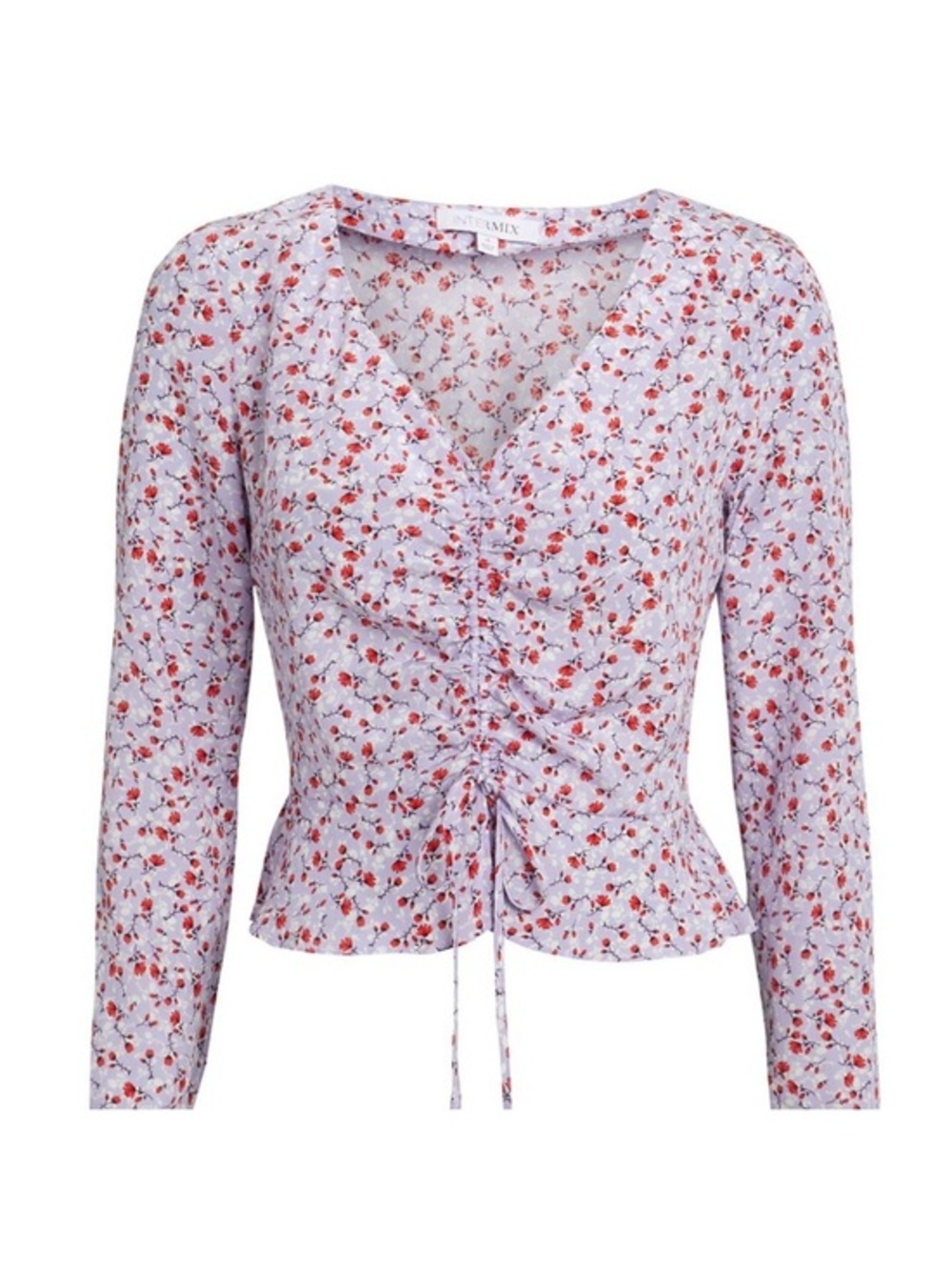 INTERMIX Silk floral Blouse
